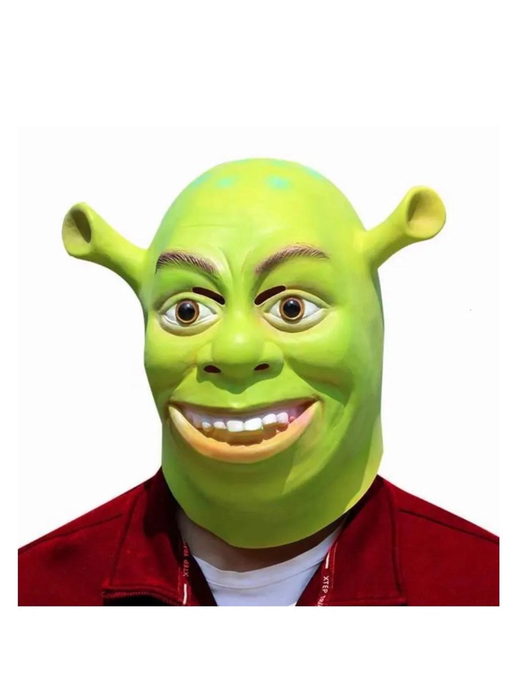 Shrek Latex Mask Adult Halloween Cosplay Costume Party Full Head Green Ogre Mask